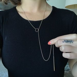 Octagon Lariat necklace